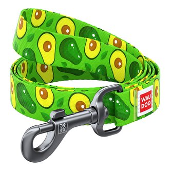 Vodítko nylonové Waudog Avokádo (122cm/2,0cm)