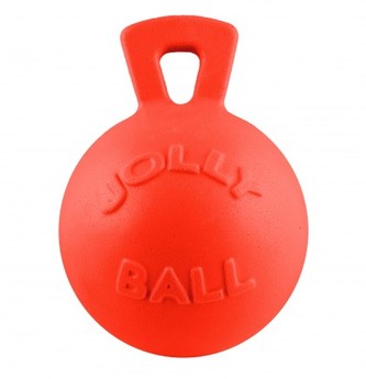 Jolly Ball Tug-n Toss 20 cm/L - míč s uchem oranžový (s vůní vanilky)