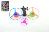 Vystřelovač disků/vrtulí plast 13cm asst na kartě