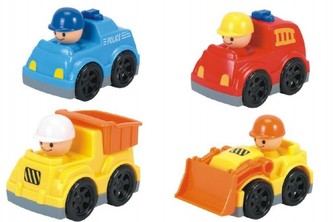 Auto mini plast 9cm asst 4 druhy