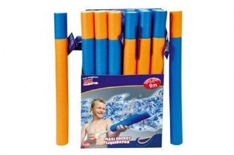 Vodní trubice pěnová 54x5cm asst 2 barvy 18ks v DBX