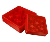 Zpomalovací miska Eat Slow Star červená 20cm