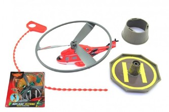 Vystřelovací vrtulník Planes plast 12cm 2 barvy , 1 kus