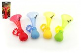 Klakson trumpeta na kolo plast 14cm, 4 barvy - 1 kus