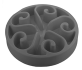 Zpomalovací miska Eat Slow Original šedá 20cm