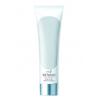 Sensai Pleťové mýdlo a maska 2 v 1 Silky Purifying Step Two (Mud Soap Wash & Mask) 125 ml woman