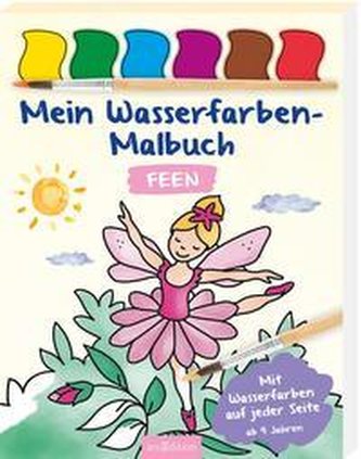Mein Wasserfarben-Malbuch Feen