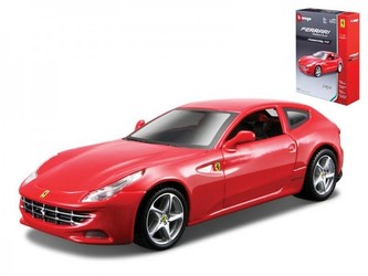 Auto Bburago skládačka 28ks kov 13cm 1:43 KIT Ferrari Race & Play asst v krabici