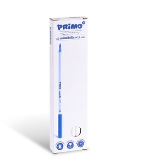 Pastelka šestihranná PRIMO MINABELLA, tuha Ø 3.8mm, balení (12ks), bílá