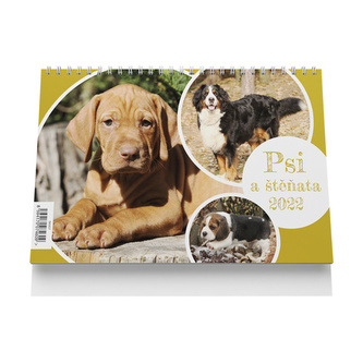 Psi a štěňata 2022 - stolní kalendář