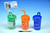 Kelímek na pití plast 17cm, 3 barvy, v sáčku - 1 kus