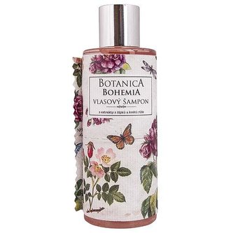 Bohemia Gifts Botanica vlasový šampon 200 ml - šípky a růže