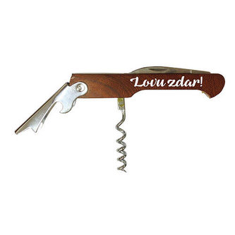 Bohemia Gifts Otvírák s vývrtkou pro myslivce – Lovu zdar