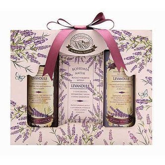 Bohemia Gifts Kosmetická sada levandule – gel 100ml, mýdlo 100g a šampon 100ml Bohemia Gifts Kosmetická sada levandule – gel 100ml, mýdlo 100g a šampon 100ml