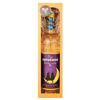 Bohemia Gifts Dárkové bílé víno 0,75 l Sauvignon Blanc - Pro zaručeně hezký večer