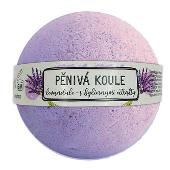 Bohemia Gifts Šumivá pěnivá koule 100 g - levandule