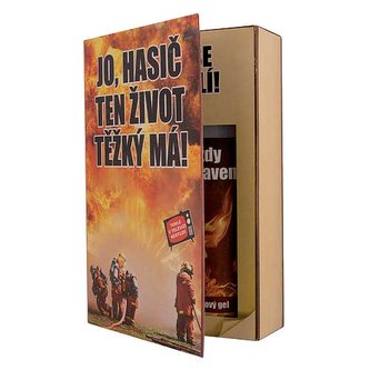 Bohemia Gifts Kosmetická sada kniha pro hasiče – gel 200 ml a šampon 200 ml