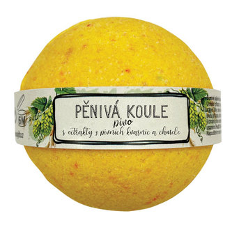 Bohemia Gifts Šumivá pěnivá koule do koupele 100 g - pivo