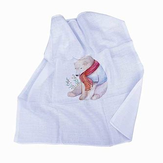 Bohemia Gifts Dětská bavlněná plenka - medvídek