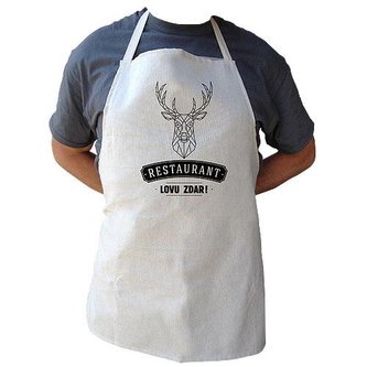 Bohemia Gifts Kuchyňská zástěra pro myslivce Lovu zdar