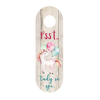 Bohemia Gifts Závěs na kliku pro děti - jednorožec