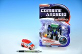 Transformer robot/auto plast 11cm asst 2 druhy na kartě
