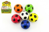 Míč fotbalový malý pěna 6cm; 6 barev - 1 kus