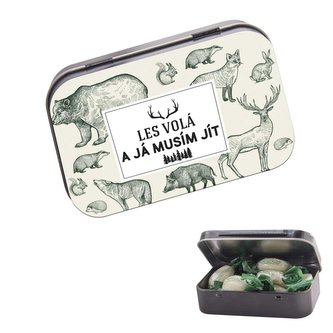 Bohemia Gifts Větrové bonbony v plechové krabičce 10 ks - pro myslivce