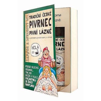 Bohemia Gifts Kosmetická sada kniha Pivrnec – gel 200 ml a šampon 200 ml