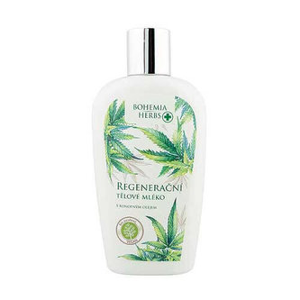 Bohemia Gifts Konopné tělové mléko 250 ml - cannabis