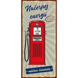 Bohemia Gifts Mléčná čokoláda 100 g - načerpej energii