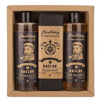 Bohemia Gifts Kosmetická sada Sailor – gel 250ml, mýdlo 145g a šampon 250ml