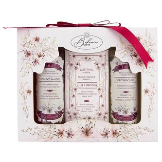Bohemia Gifts Kosmetická sada Wine Spa – gel 100ml, mýdlo 100g a šampon 100ml