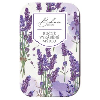 Bohemia Gifts Levandulové mýdlo 80 g v plechové krabičce
