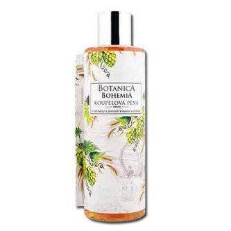 Bohemia Gifts Botanica pivní pěna do koupele 250 ml - chmel a obilí