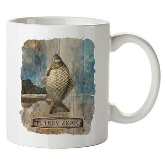 Bohemia Gifts Keramický hrnek 350 ml s obrázkem pro rybáře