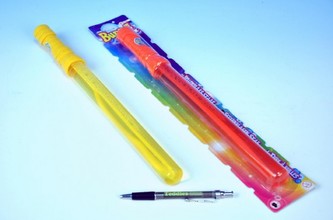 Bublifuk trubice 37cm asst 2 barvy na kartě