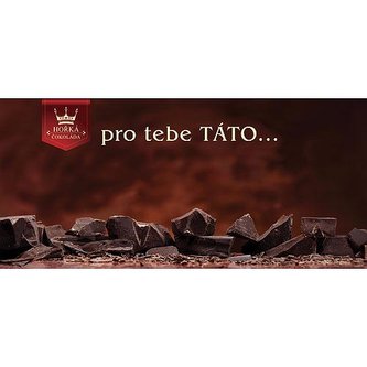 Bohemia Gifts Dárková hořká čokoláda pro tatínka 100 g