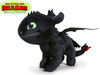 Jak vycvičit draka 3 - Bezzubka drak plyšový 38cm stojící 0m+