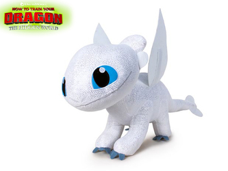 Jak vycvičit draka 3 - drak Bleskoběska plyšová 26cm stojící 0m+