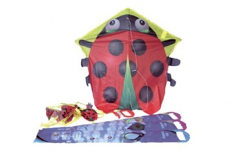 Drak létající polyester 63,5cm asst 6 druhů v plastovém sáčku