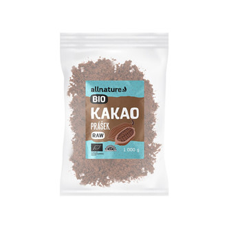 Allnature Kakaový prášek BIO RAW 1 000 g