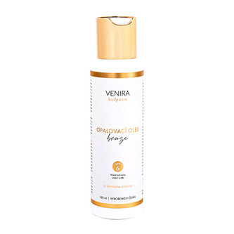 Venira Opalovací olej \"bronze\" se třpytivým efektem 100 ml SPF 6