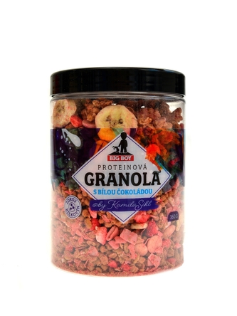 BigBoy - Proteinová granola s bílou čokoládou 360g