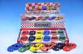 Auto Kinsmart Porsche kov matný lak 12cm na zpětné natažení asst 3 druhy 2 barvy