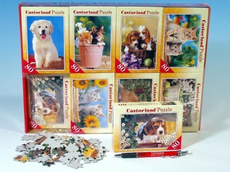 A-08514-Z Minipuzzle Zvířátka domácí mláďata 23x16.5cm