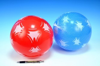 Míč 22cm, 2 barvy, v síťce od 10 měsíců - 1 kus
