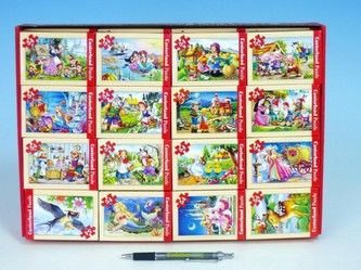 A-08521-B Minipuzzle Pohádky 54 dílků 16.5x11cm