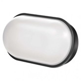 LED přisazené svítidlo, oválné černé 20W neutrální b., IP65