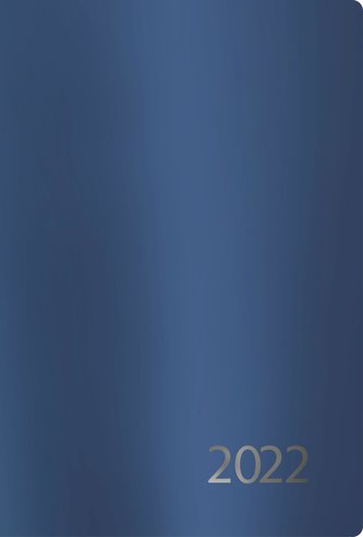 Agenda Metallic blau L 2022